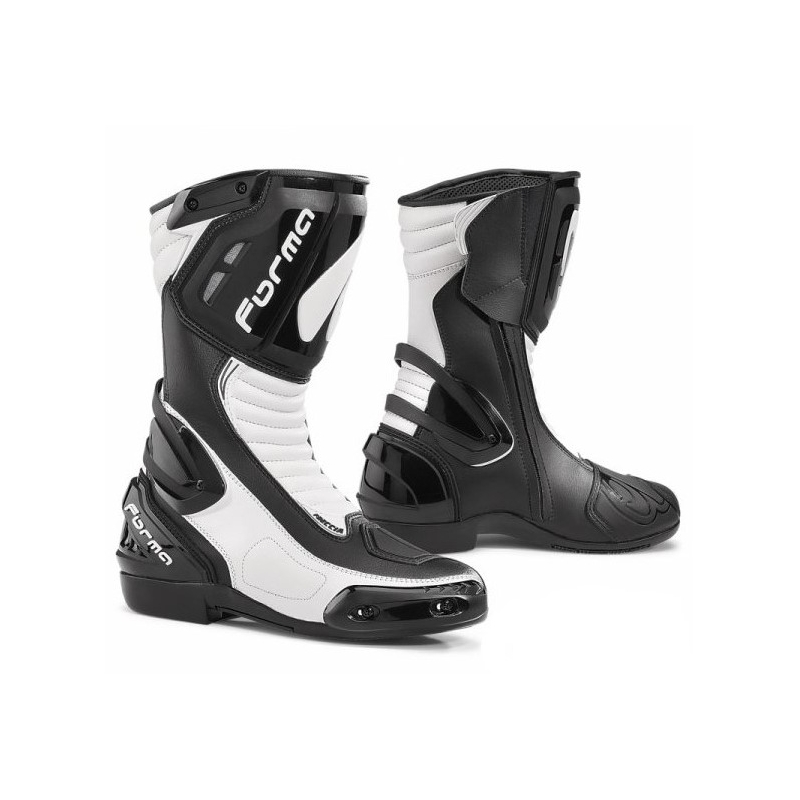 Moto boty Forma Freccia černo-bílé