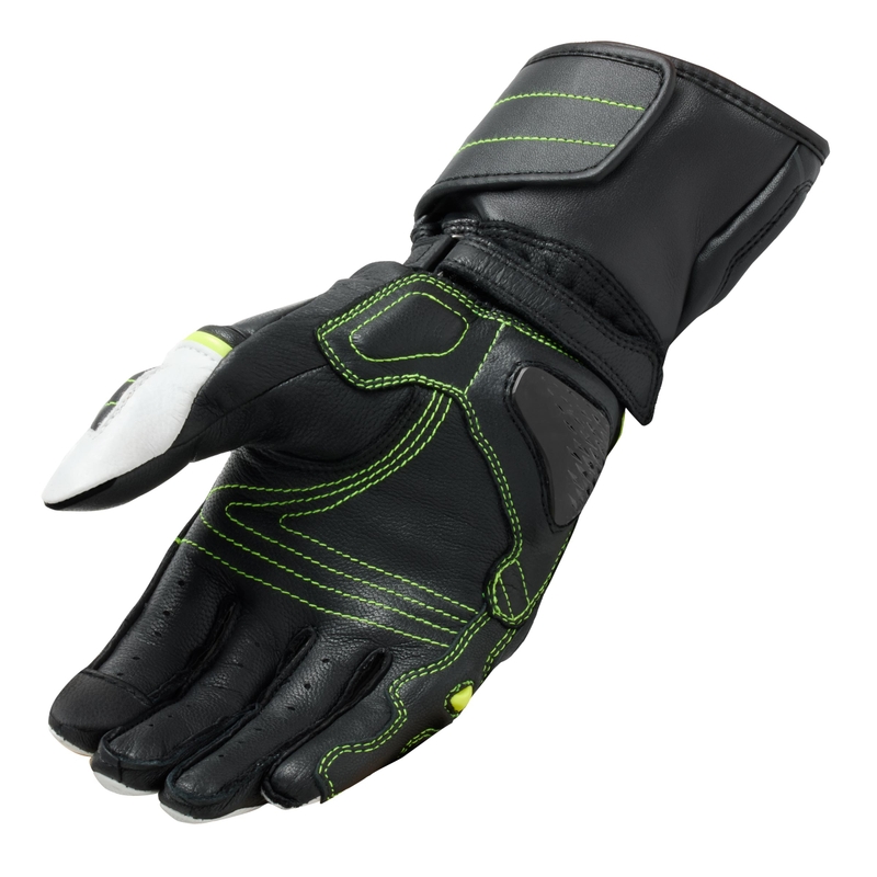 Rukavice na motorku Revit RSR 4 černo-fluo žluté
