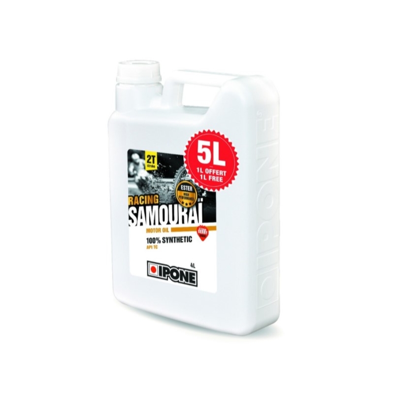 Motorový olej Ipone Samourai Racing 2T 5 l jahodový