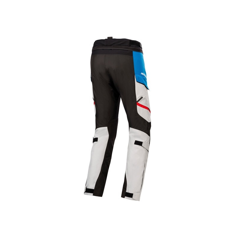 Kalhoty na motorku Alpinestars Andes Drystar Honda světle šedo-černo-modro-červené