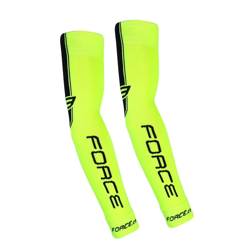 návleky na ruce FORCE pletené, fluo výprodej