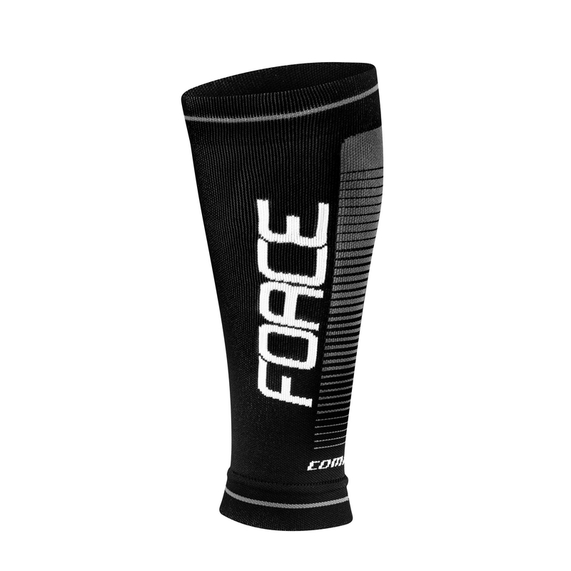 návleky na nohy FORCE COMPRESS, černo-šedé výprodej