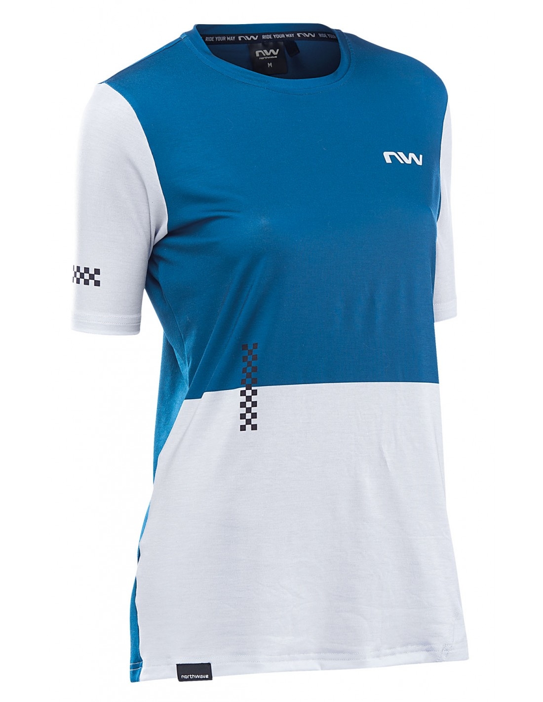 Dámský dres Northwave Xtrail 2 modro-šedý krátký rukáv výprodej Velikost: XS