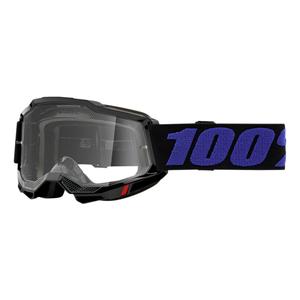 Motokrosové brýle 100% ACCURI 2 Moore modro-černé (čiré plexi)