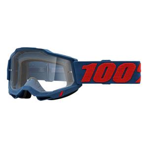 Motokrosové brýle 100% ACCURI 2 Odeon červeno-modré (čiré plexi)