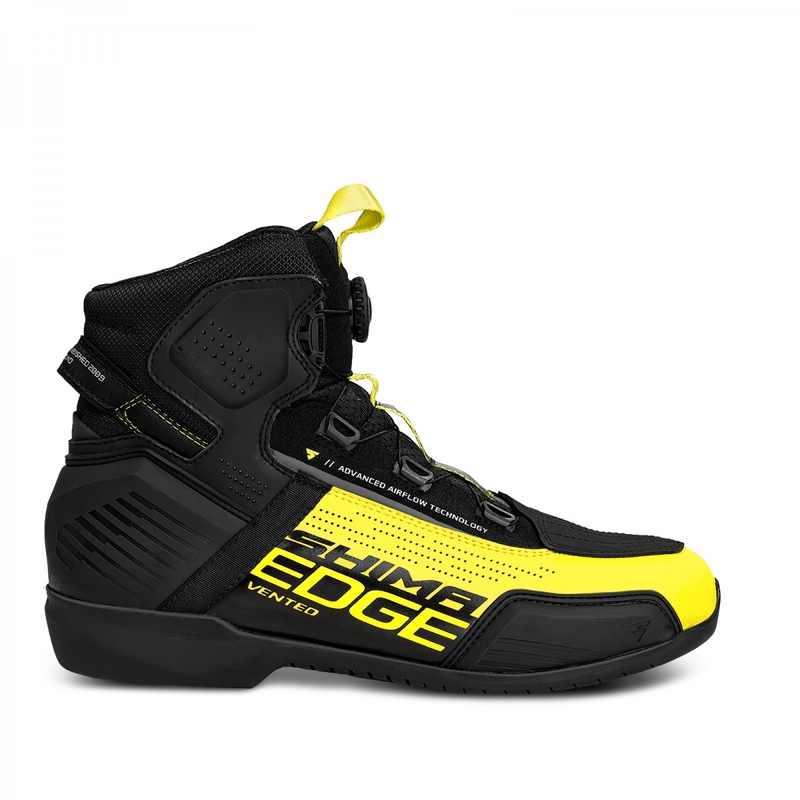 Boty na motorku Shima Edge Vent černo-fluo žluté