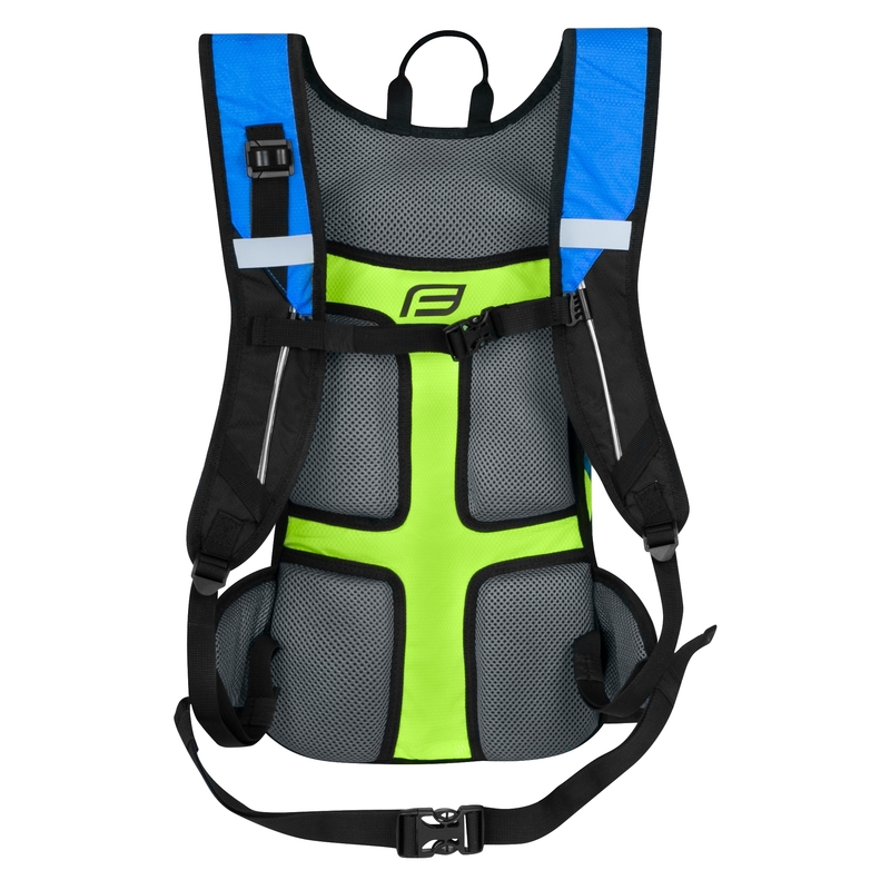 Cyklo batoh FORCE Berry Ace 12 l modro-fluo zelený výprodej