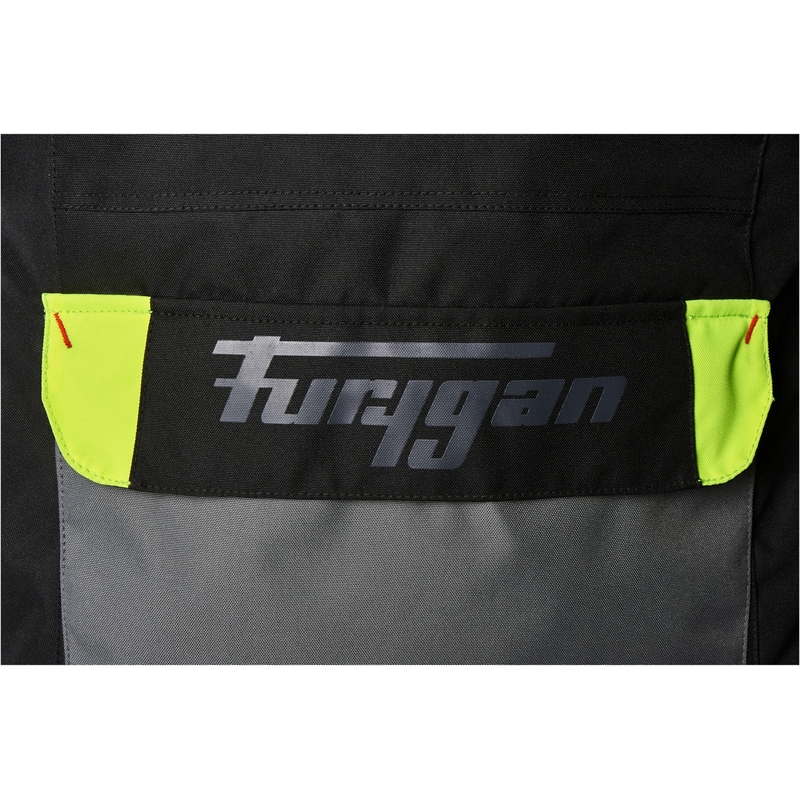 Bunda na motorku Furygan Apalaches černo-fluo žlutá