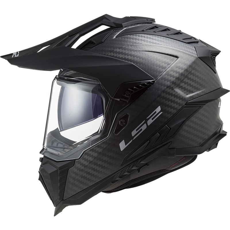 Enduro přilba LS2 MX701 Explorer C Solid Carbon černá matná