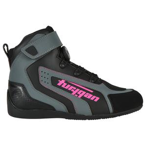 Dámské boty na motorku Furygan V4 Easy D3O černo-šedo-růžové výprodej