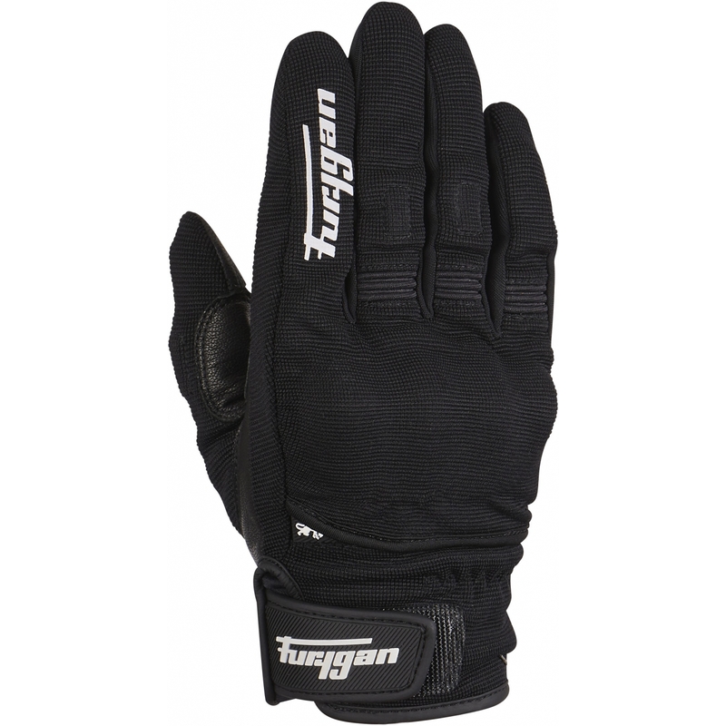Rukavice na motorku Furygan Jet D3O černo-bílé