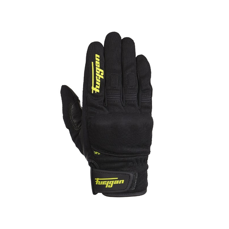 Rukavice na motorku Furygan Jet D3O černo-fluo žluté
