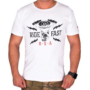 Triko RSA Ride Fast bílé