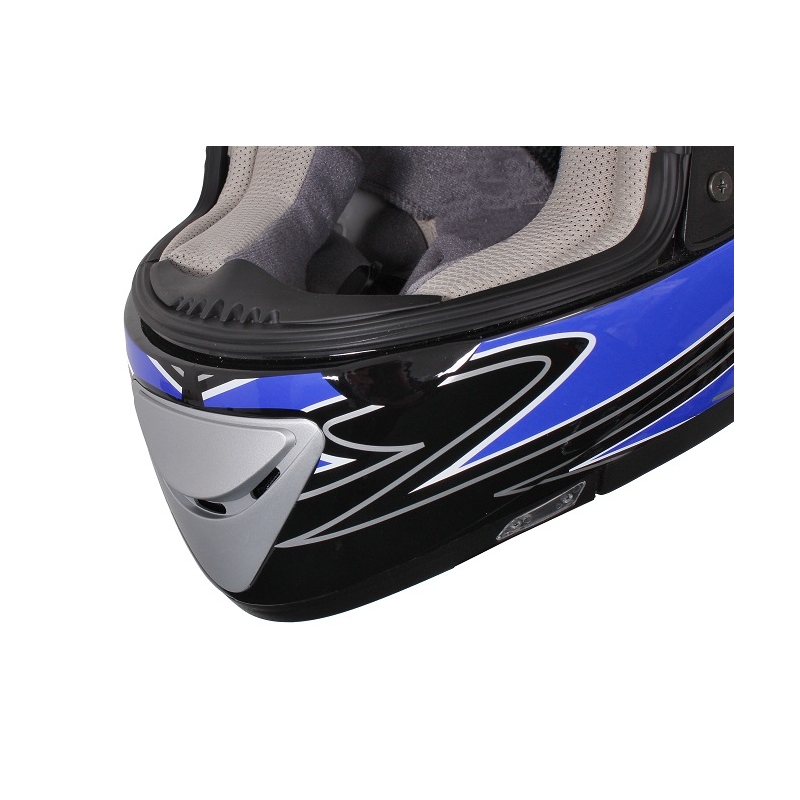 Přilba na motorku Akira Izumi 2207 modrá výprodej