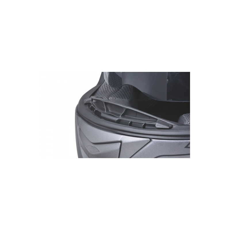 Přilba na motorku Cassida Cyklon - černo/stříbrná titanium