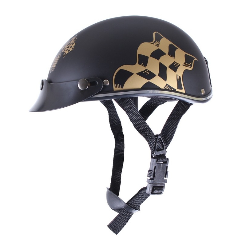 Přilba na motorku braincap RSA Flag černá matná