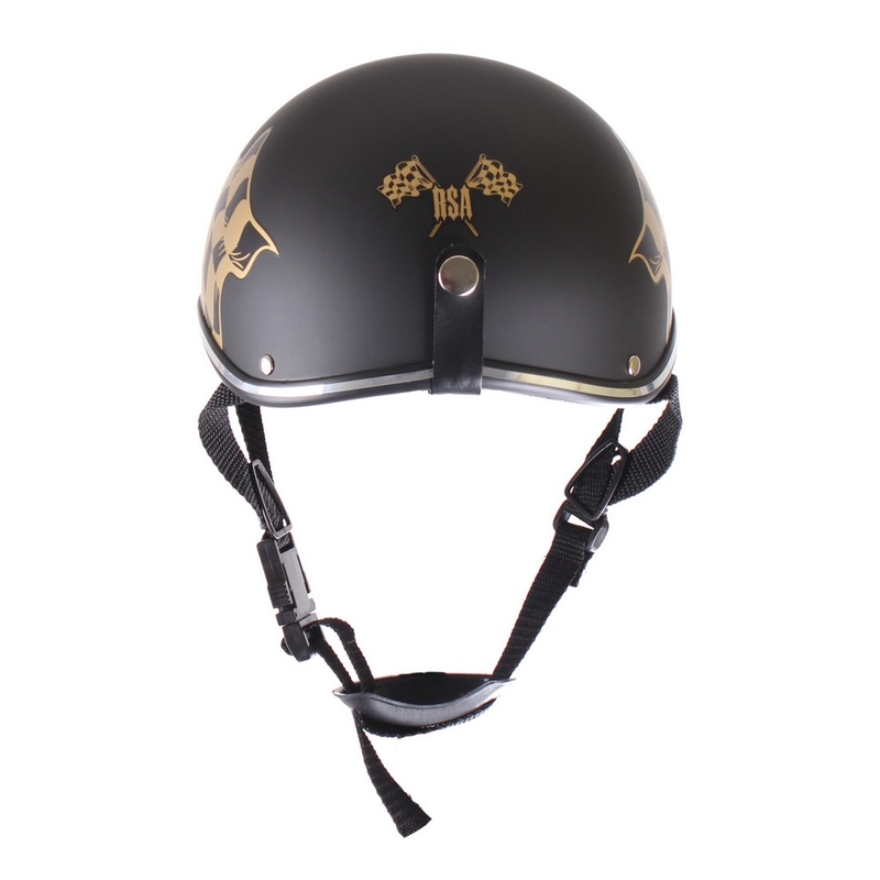 Přilba na motorku braincap RSA Flag černá matná