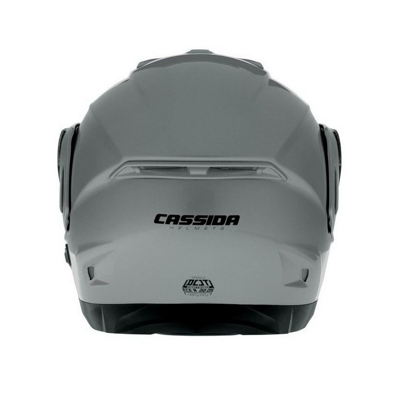 Vyklápěcí přilba na motorku Cassida Modulo - stříbrná výprodej