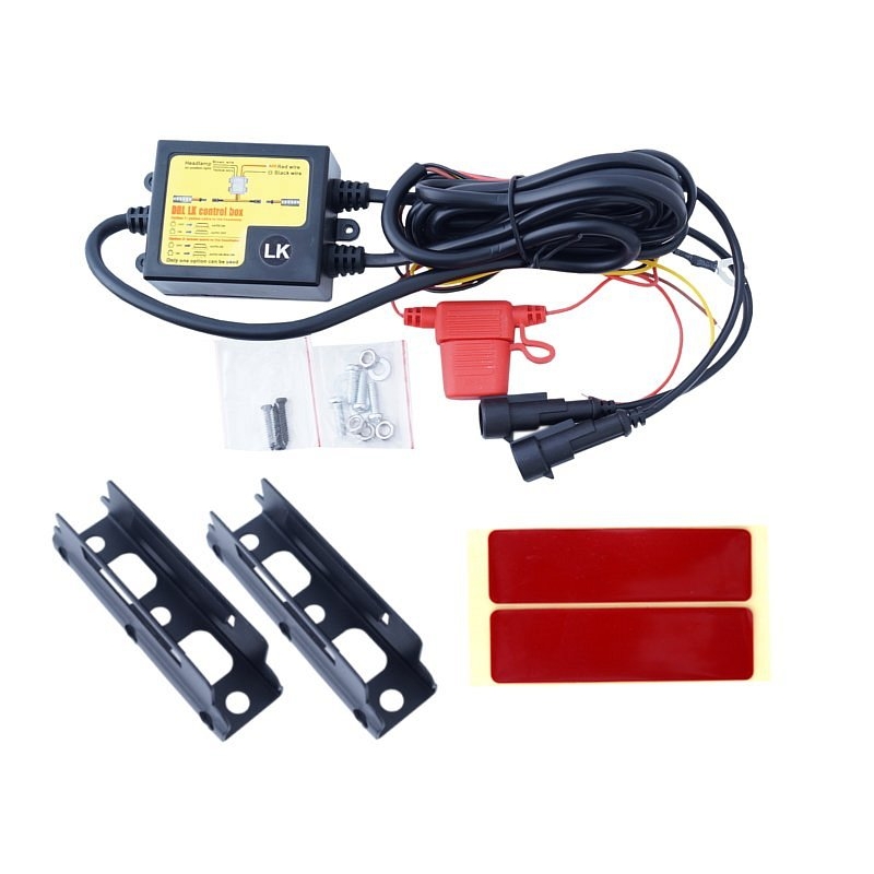 Světla denního svícení 5 HIGH POWER LED 12V/24V (182x23x51 mm)