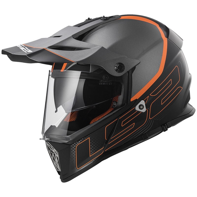 Enduro přilba LS2 MX436 Pioneer Element černá matná výprodej