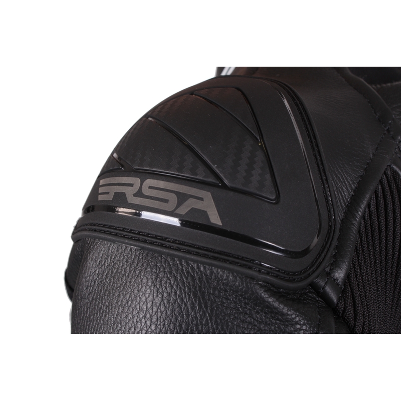 Dámská kombinéza na motorku RSA Virus černo-bílo-fluo žlutá výprodej