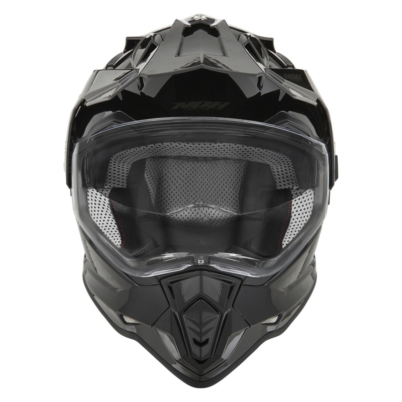 Enduro přilba NOX N312 černá lesklá