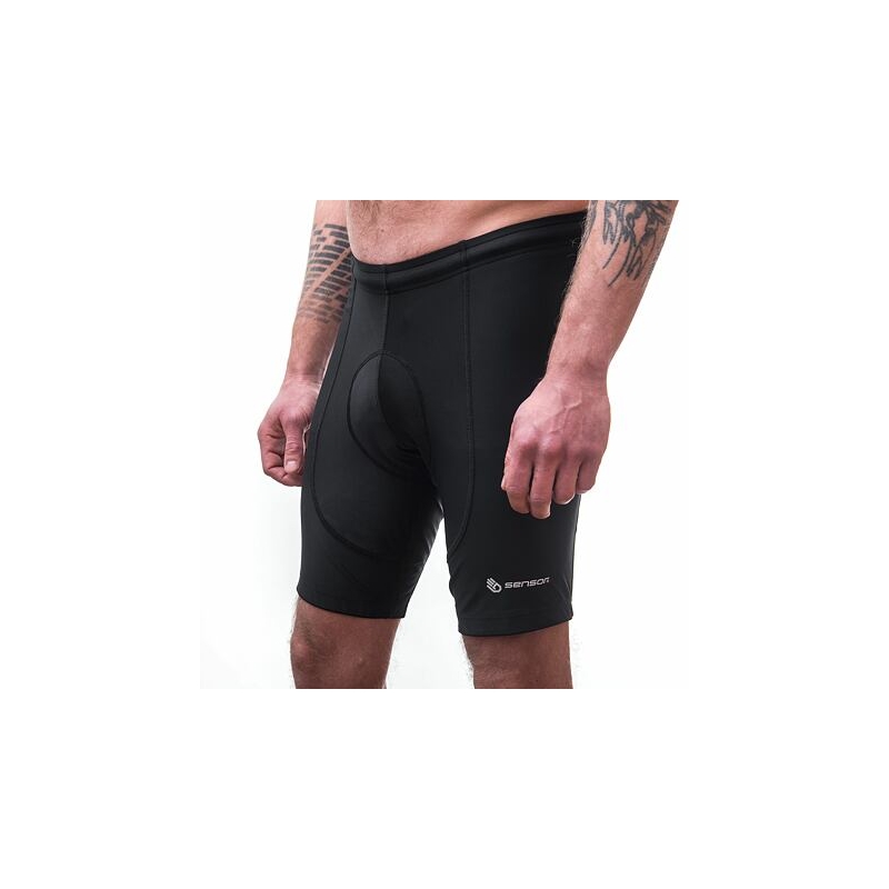 SENSOR CYKLO ENTRY pánské kalhoty krátké black výprodej