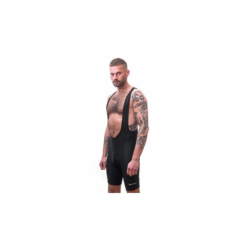 SENSOR CYKLO ENTRY pánské kalhoty krátké se šlemi true black výprodej
