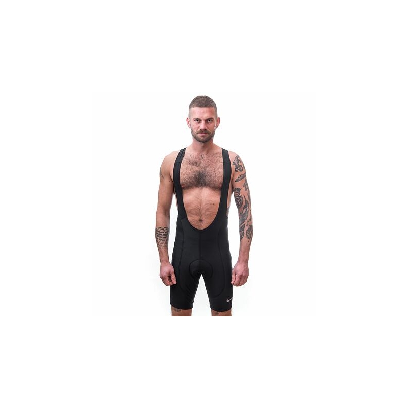 SENSOR CYKLO ENTRY pánské kalhoty krátké se šlemi true black výprodej