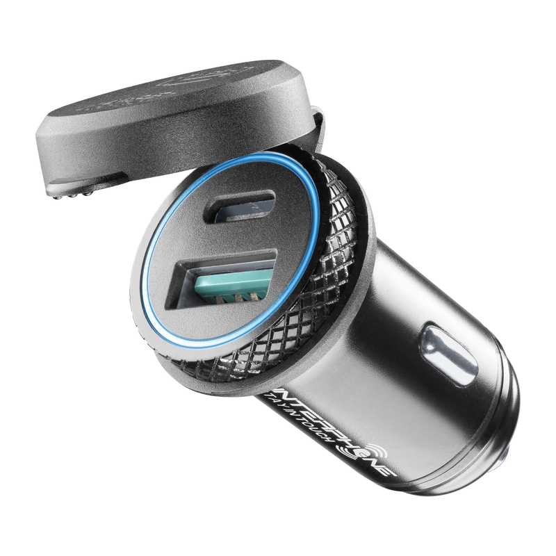 Nabíjecí adaptér Interphone s konektory USB-C a USB 4,2 A max