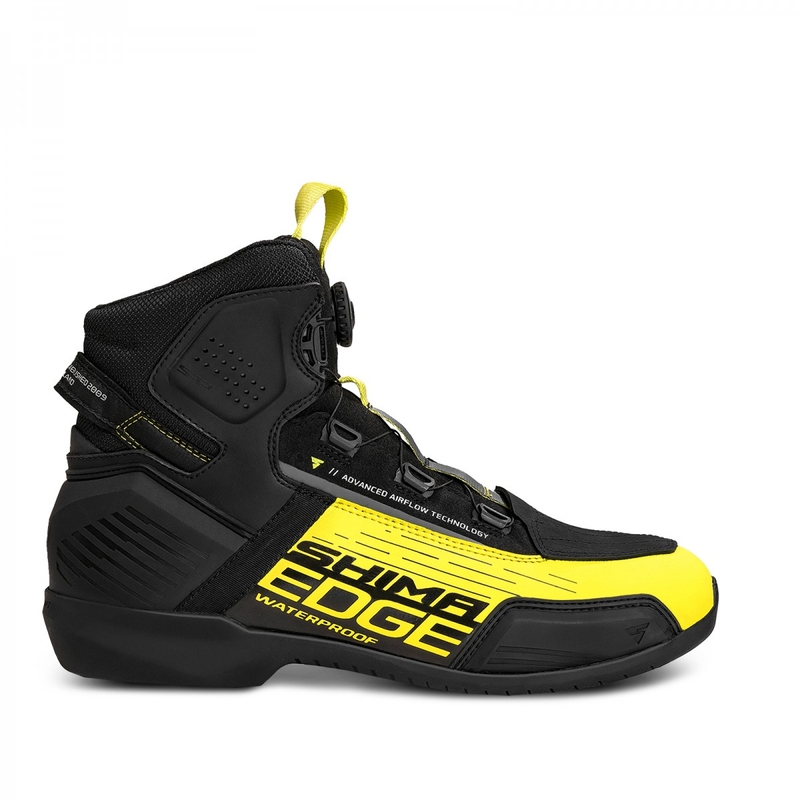 Boty na motorku Shima Edge WP černo-fluo žluté