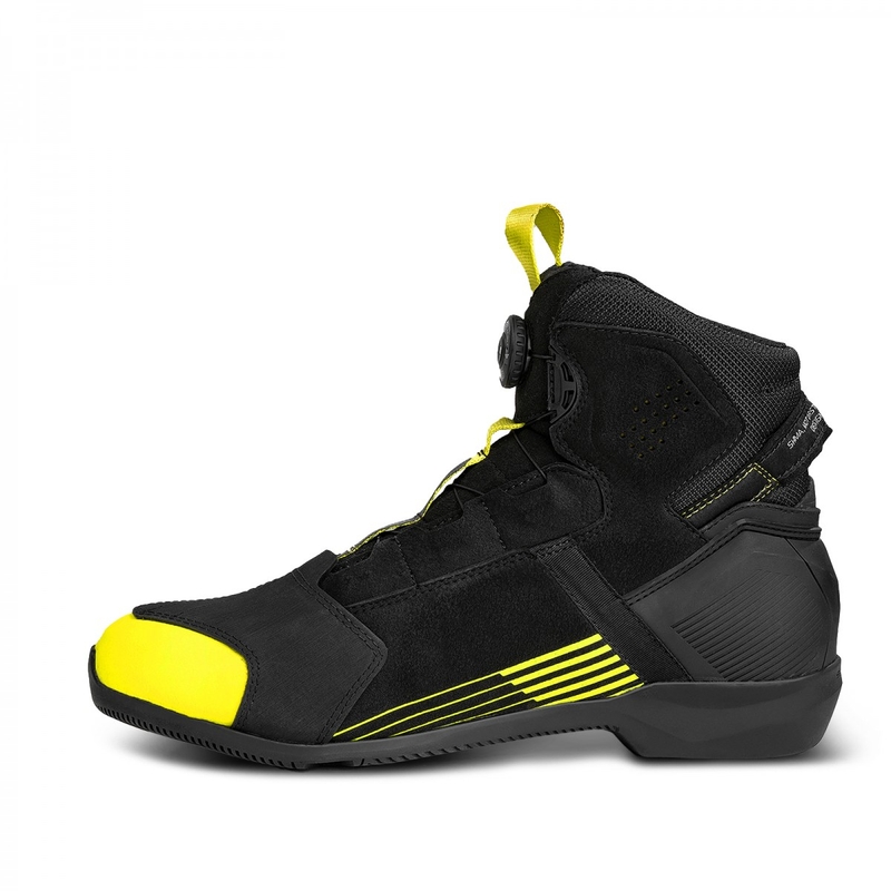 Boty na motorku Shima Edge WP černo-fluo žluté