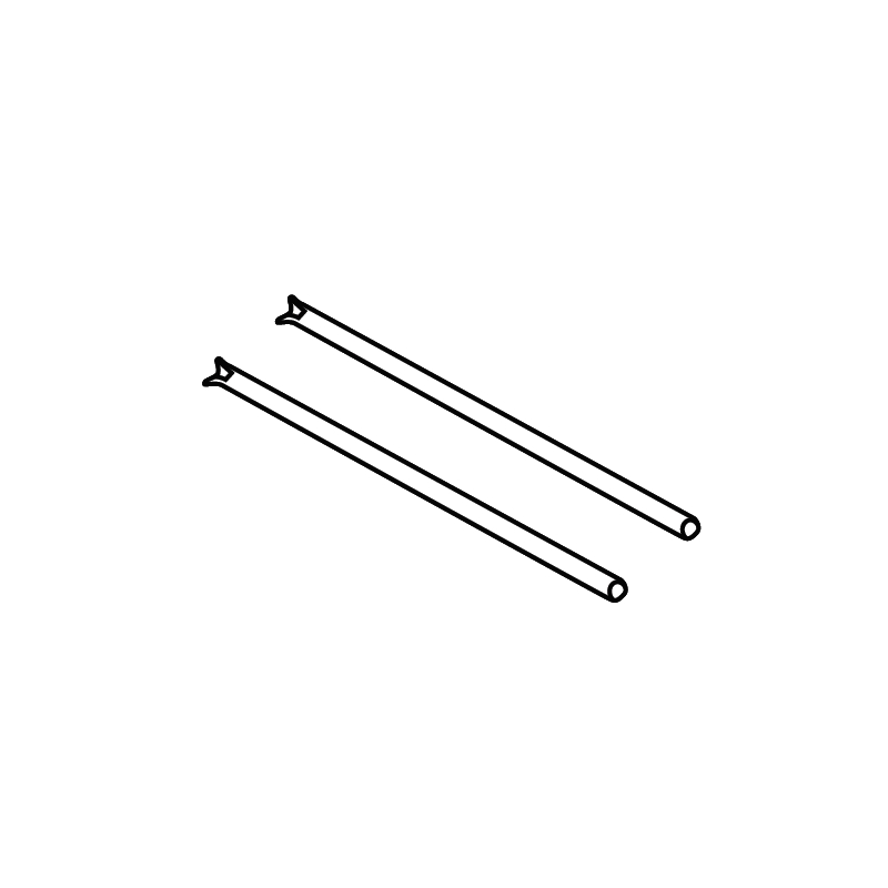 Náhradní čepy víka pro motocyklové kufry SHAD pro SH39, SH40, SH45 a SH46 (D3X60 ZN)