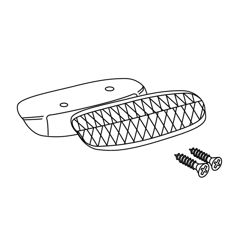 Reflexní prvky SHAD pro ATV80 a ATV110 červená