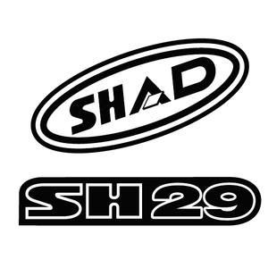 Samolepky SHAD D1B29ETR červená pro SH29