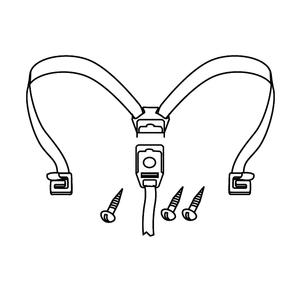 Popruh SHAD D1B50CGR pro SH50