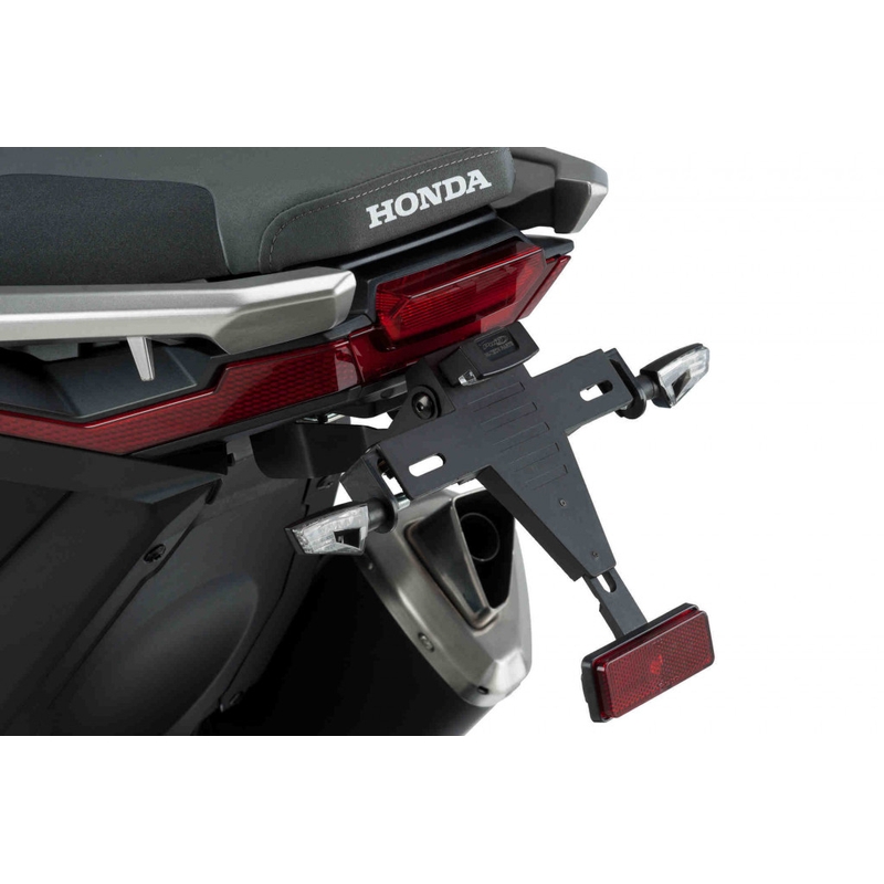 Nastavitelný držák SPZ PUIG černý pro HONDA X-ADV 750 2017-2019