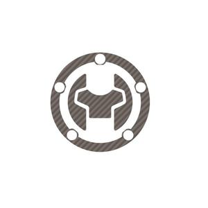 Ochranné nálepky na víčko nádrže PUIG X-TREME 9966C karbonový vzhled