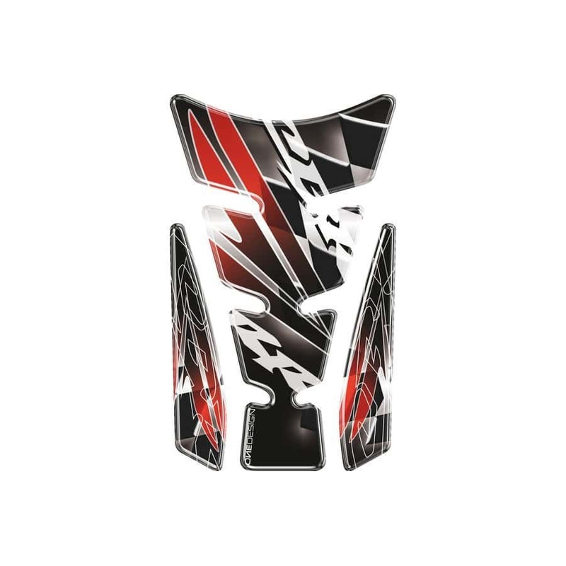Tankpad PUIG WINGS stříbrná s boční částí