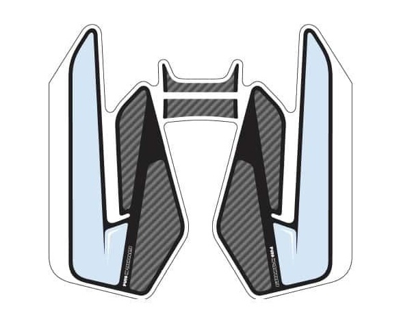 Tankpad PUIG SPECIFIC 8438C karbonový vzhled s boční částí