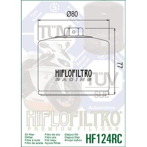 Olejový filtr HIFLOFILTRO HF124RC Racing