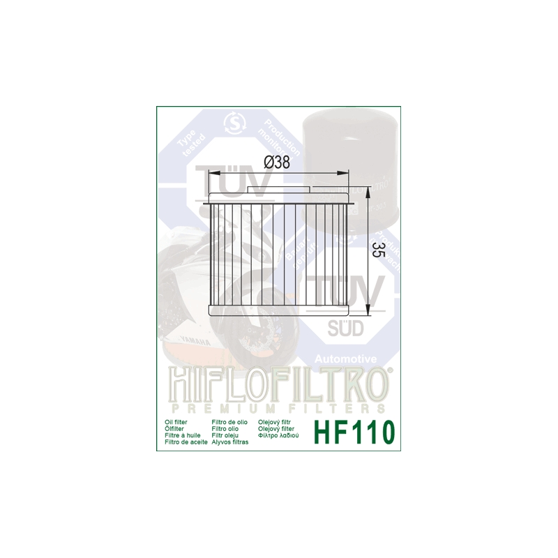 Olejový filtr HIFLOFILTRO