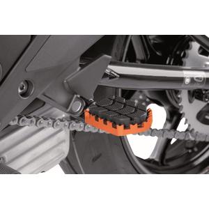 Stupačky bez adaptérů PUIG ENDURO 7587T oranžová s gumou