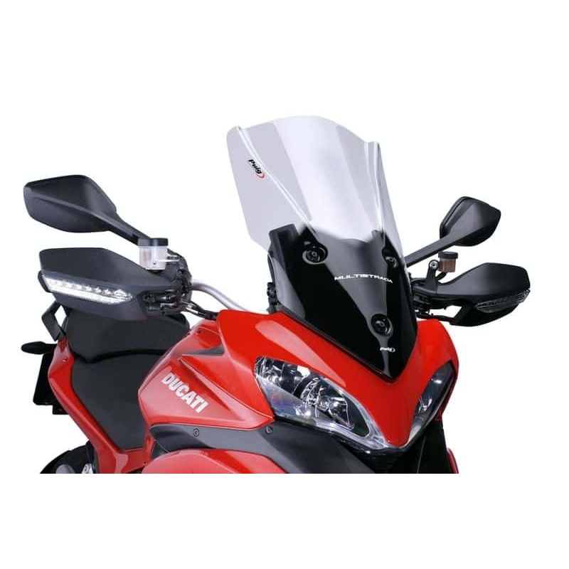Plexi štít PUIG TOURING kouřová pro DUCATI Multistrada 1200 /S/ABS 2010-2012