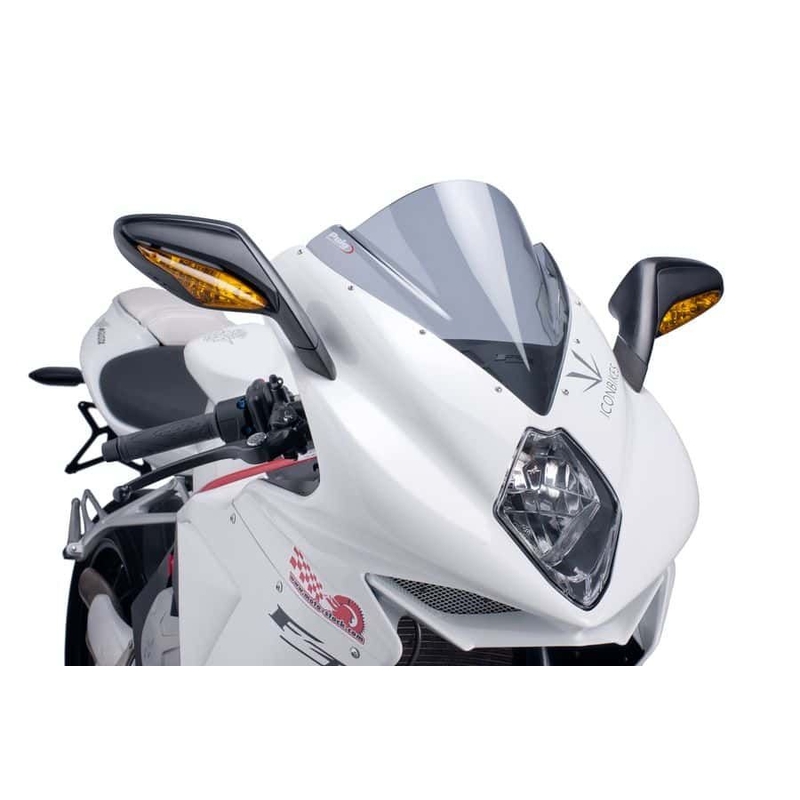 Plexi štít PUIG RACING kouřová pro MV AGUSTA F3 675 2012-2019, MV AGUSTA F3 800 / Rosso 2013-2019