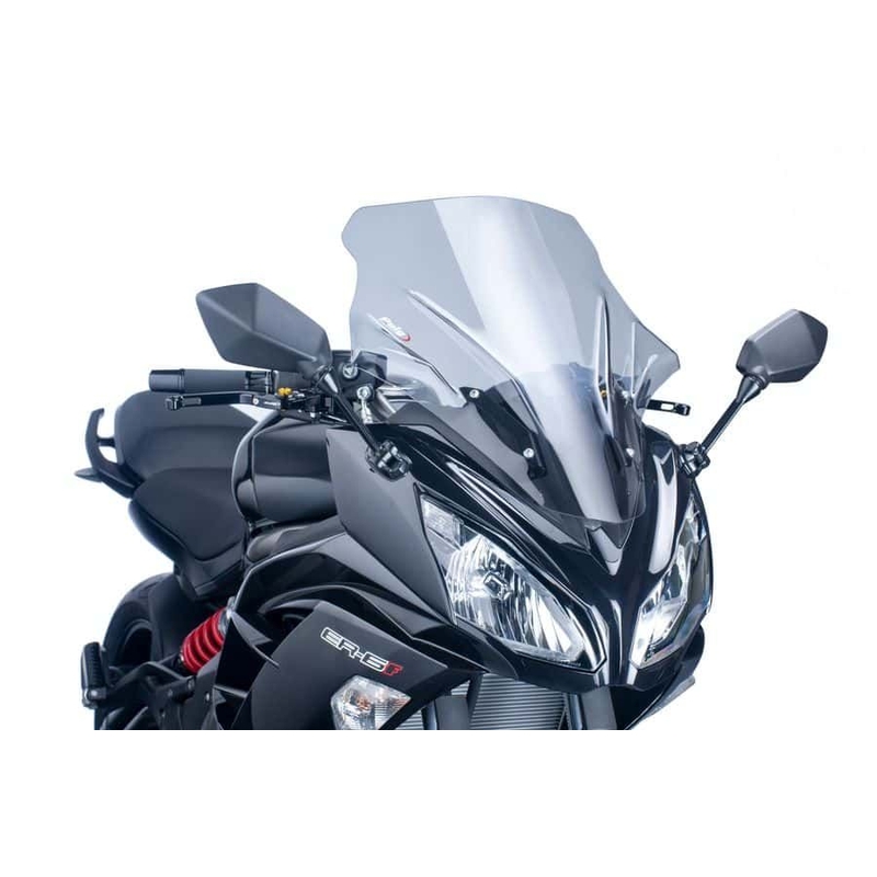 Plexi štít PUIG TOURING kouřová pro KAWASAKI ER-6f 650 2012-2016
