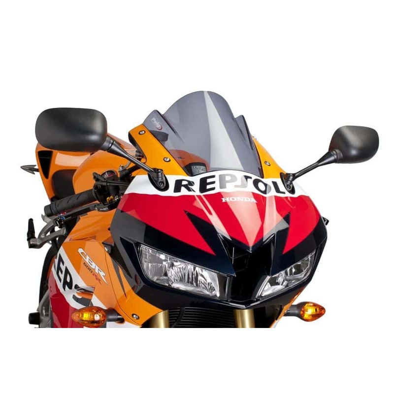 Plexi štít PUIG RACING kouřová pro HONDA CBR 600 RR 2013-2016