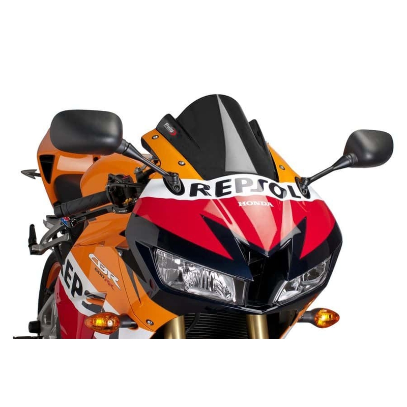 Plexi štít PUIG RACING černý pro HONDA CBR 600 RR 2013-2016