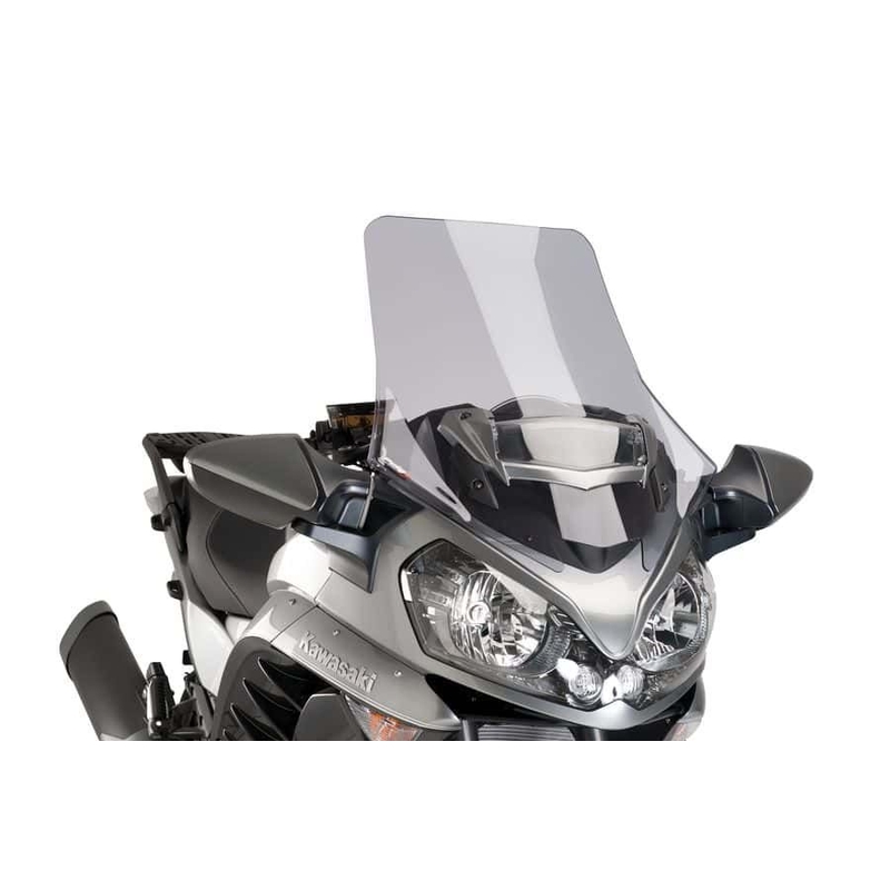 Plexi štít PUIG TOURING kouřová pro KAWASAKI GTR 1400 2015-2017