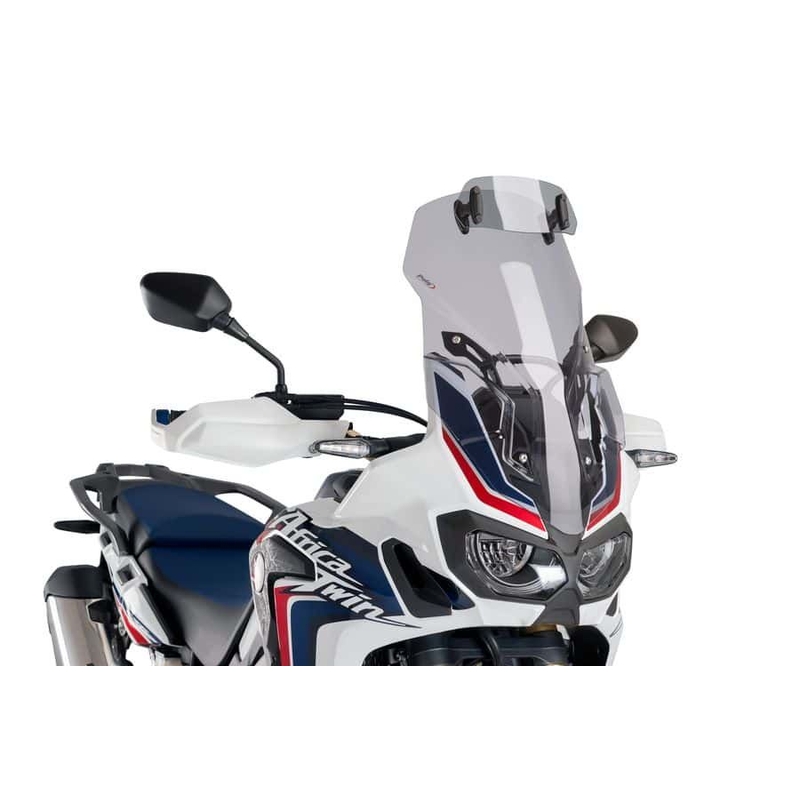 Plexi štít PUIG TOURING WITH VISOR kouřová pro HONDA CRF 1000 L Africa Twin 2016-2019